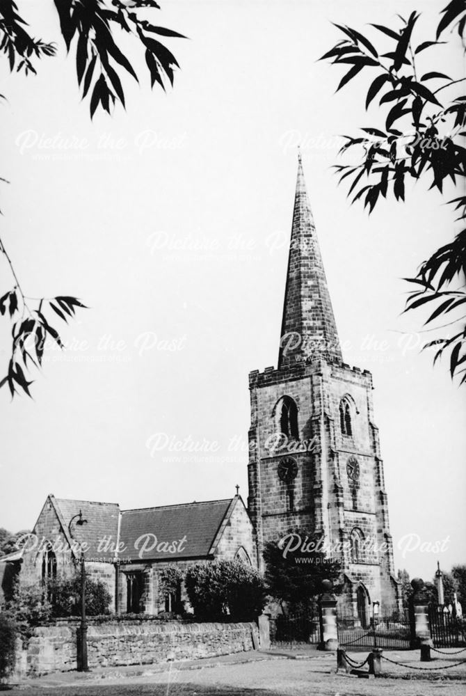 St Alkmund's Church, Makeney Road, Duffield, c 1960s