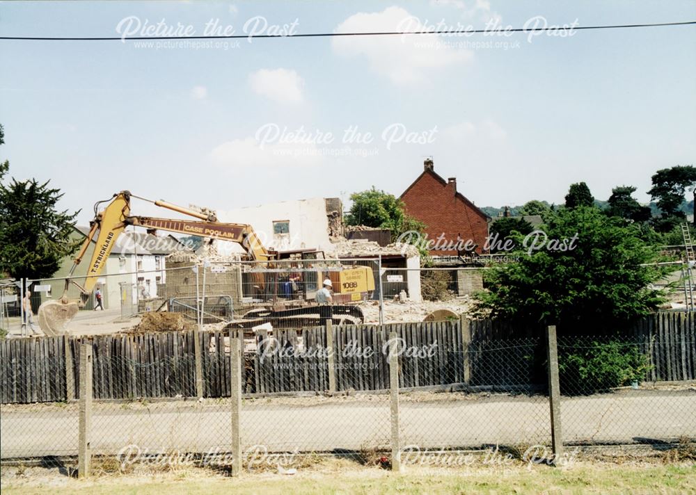Presbyterian Meeting House - demolition work, Wirksworth Road, Duffield, 2001