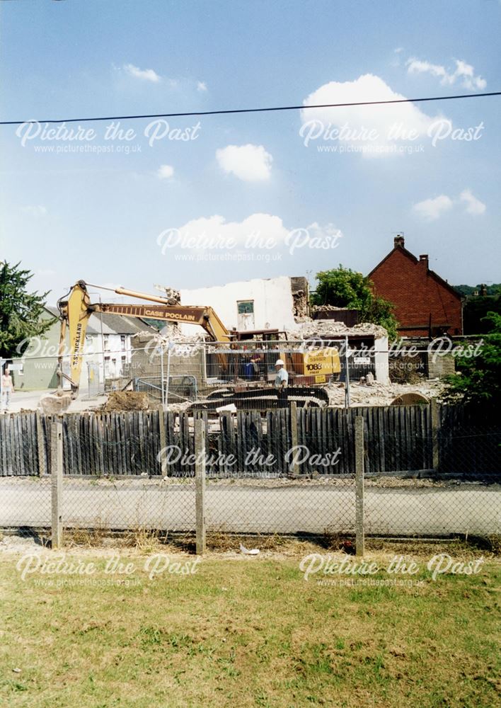 Presbyterian Meeting House - demolition work, Wirksworth Road, Duffield, 2001