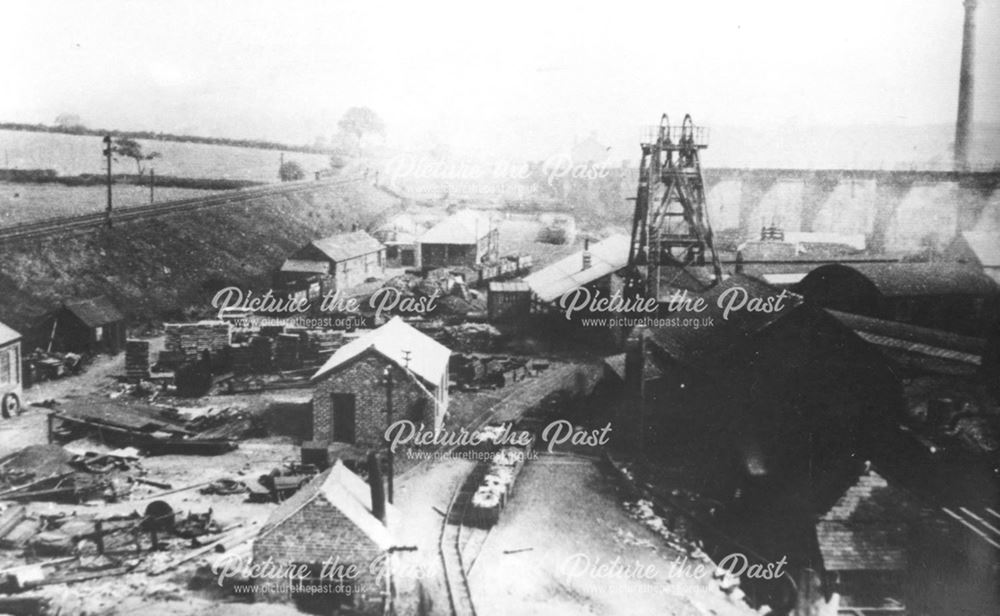 Pentrich Colliery, off Asher Lane, Pentrich, c 1940