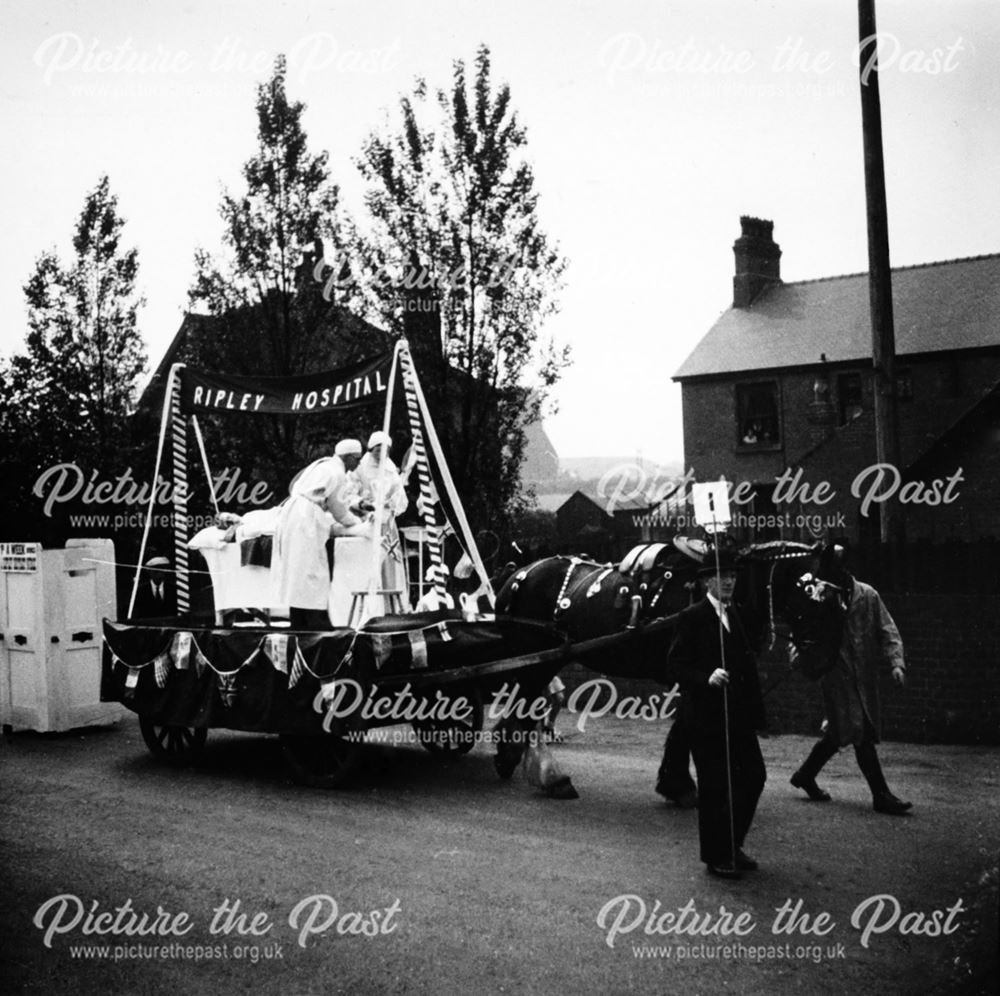 Carnival Procession, Nottingham Road, Ripley, 1932