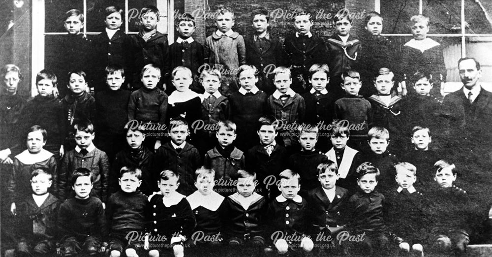 Standard Class I, Church of England Boys School, Church Street, Riddings, 1915