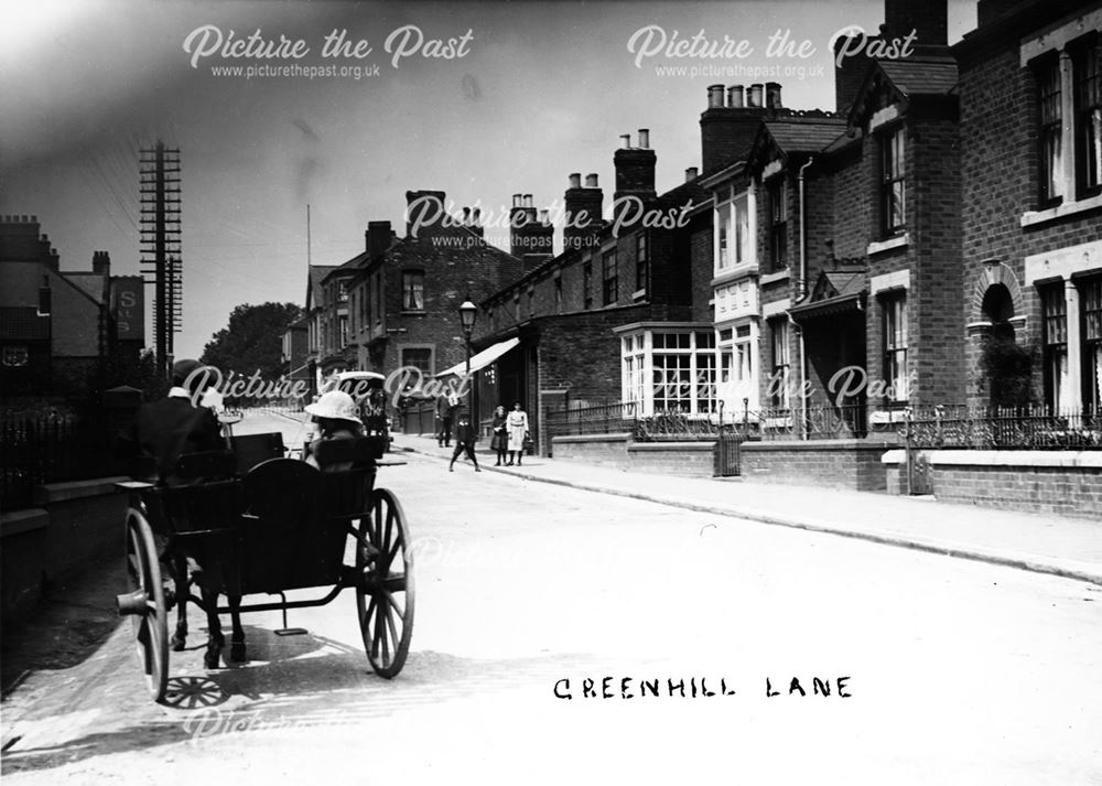 Horse and Cart on Greenhill Lane, Riddings, 1900s