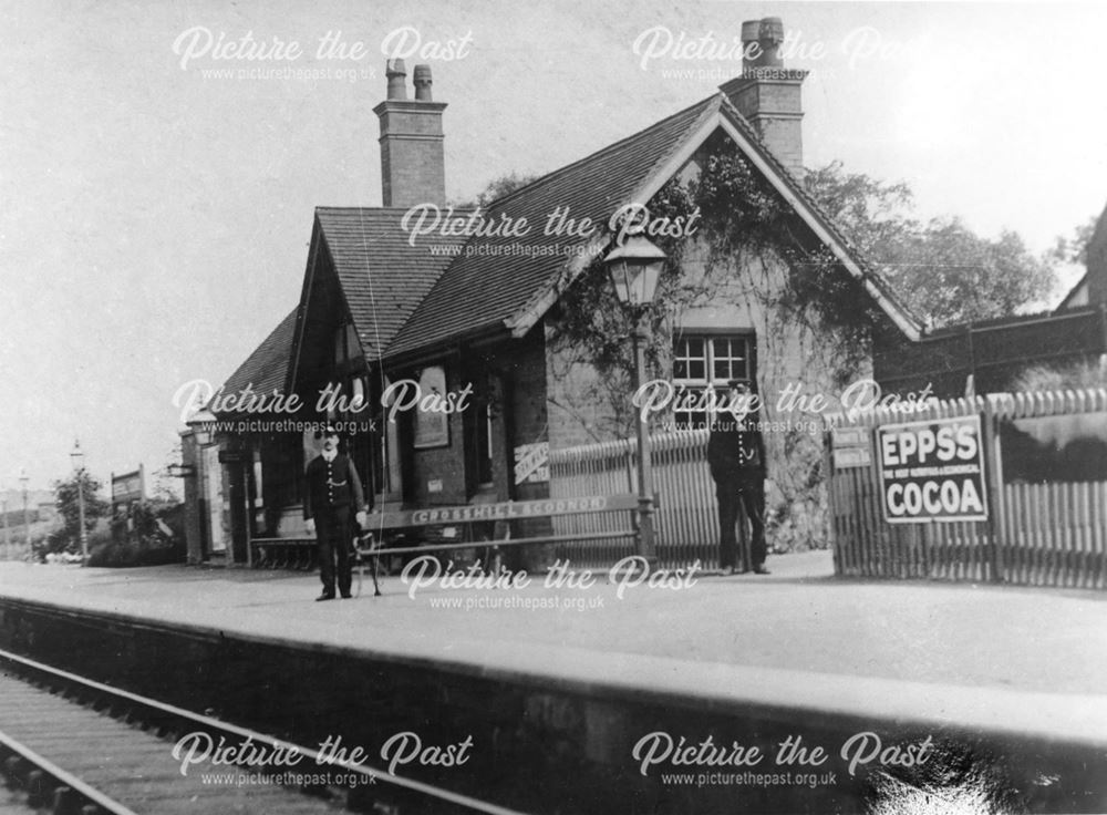 Crosshill  and Codnor station, Cross Hill, c 1900s