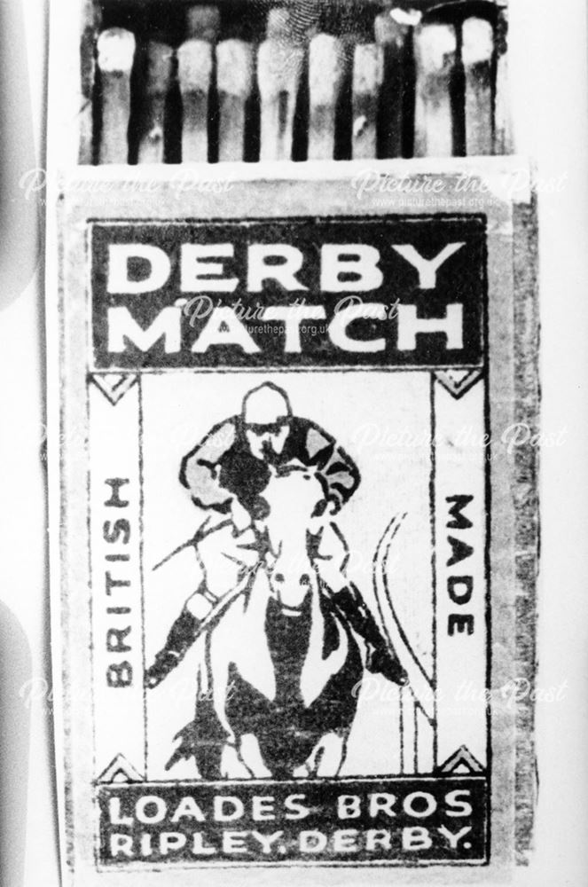 A match box made at Ripley match factory