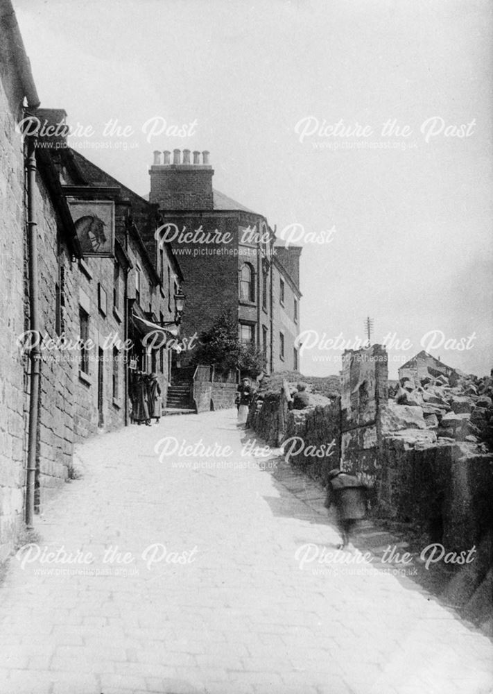 Looking up High Pavement, Belper