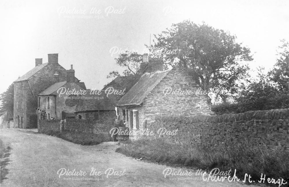Cottages on Church street, Heage