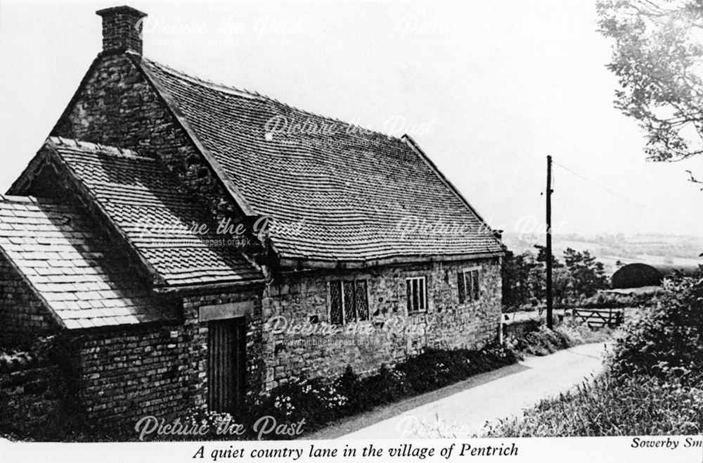 Lane, showing non-conformist chapel