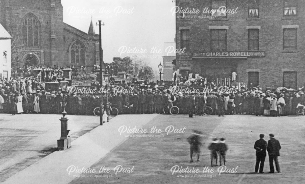 Funeral of Mr Thomas Mayfield, Heanor Market Place