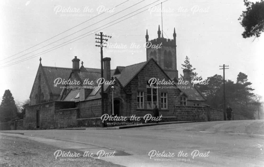 Crosshill school and Codnor Church