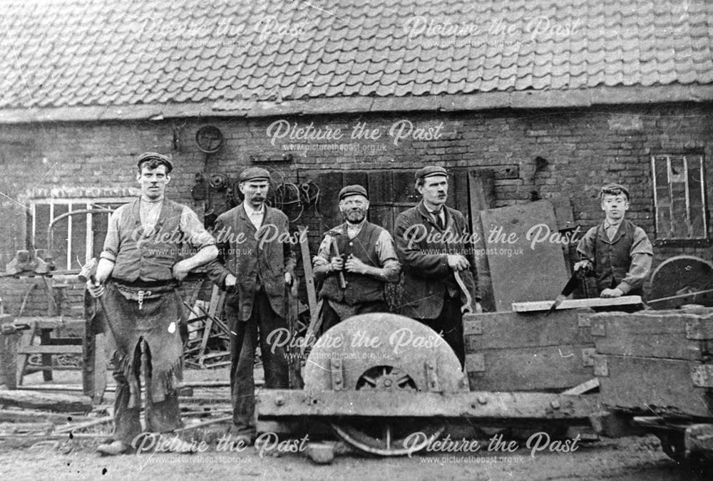 Pentrich Colliery Fitting, and tub shop 1904