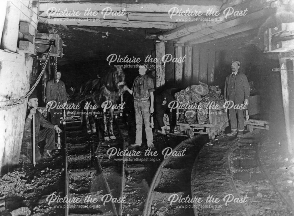 Pentrich Colliery underground