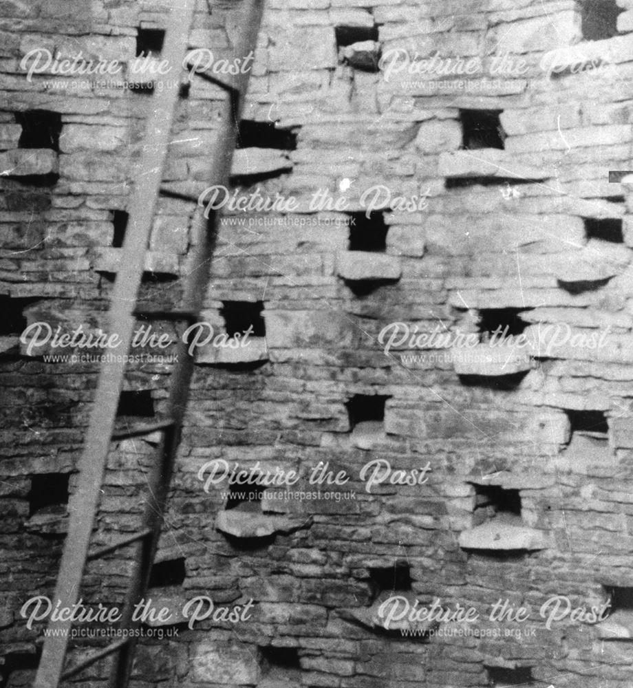 Codnor Castle Dovecote (interior)