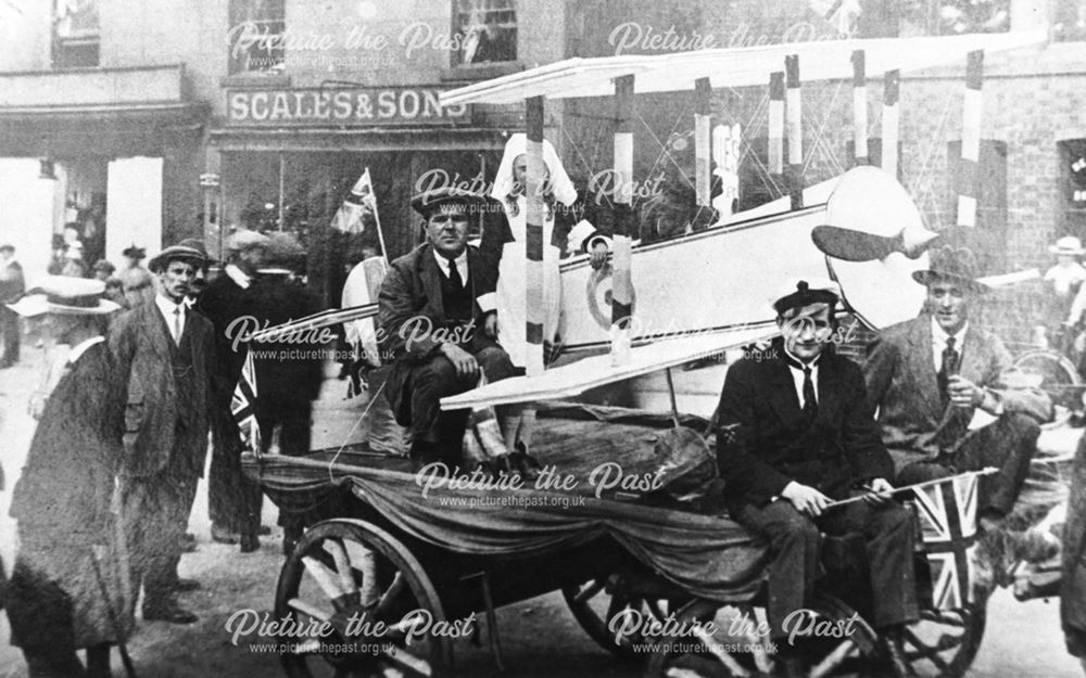 Victory Parade, Ripley Market Place 1919