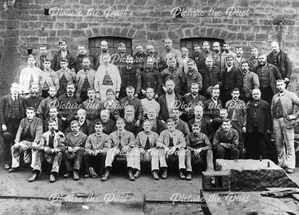 Butterley company engineering shop workers c1900