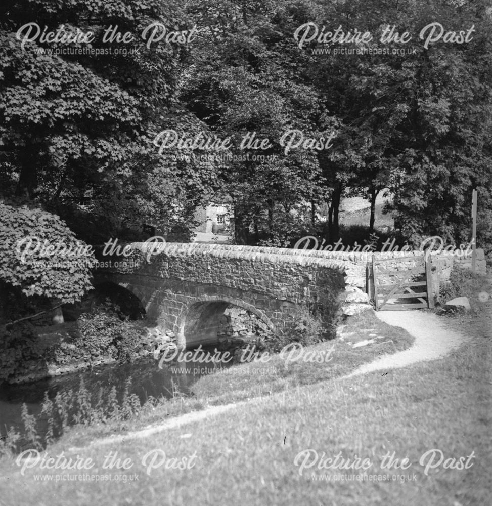 Viator's Bridge, River Dove, Milldale, c 1960s?