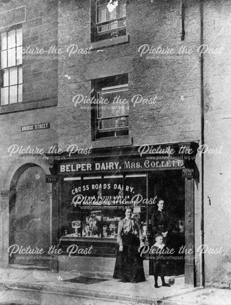 Belper dairy run by Mrs Collett c1900