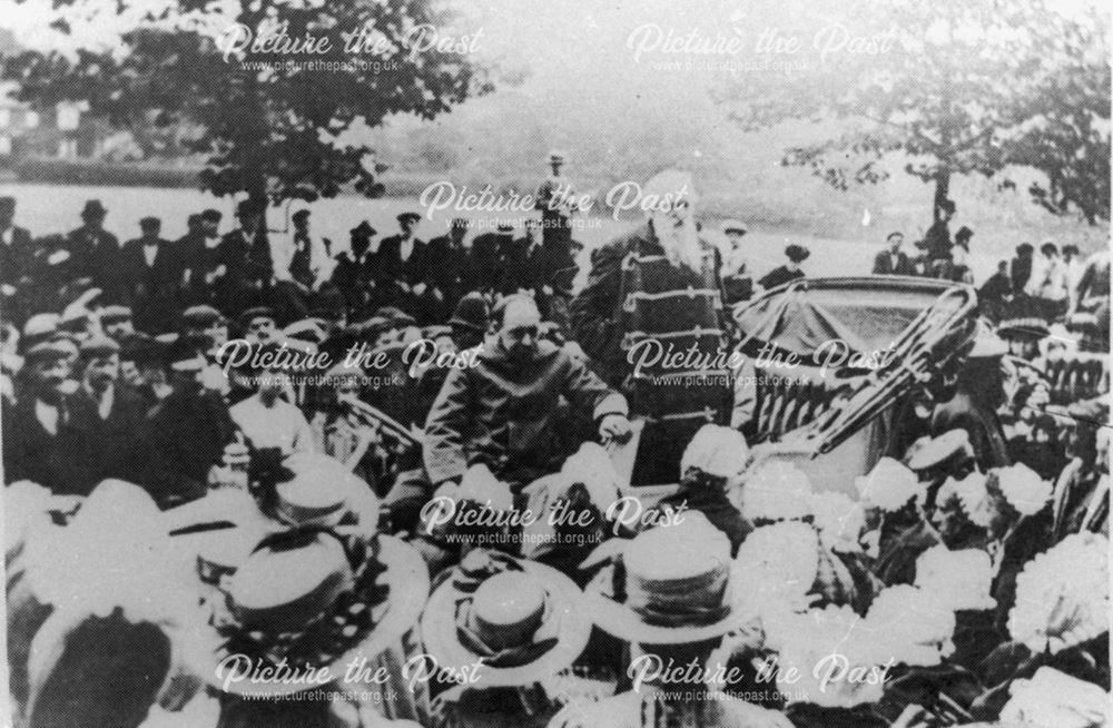 General William Booth(Salvation Army) speaking to Belper workhouse inmates c1905