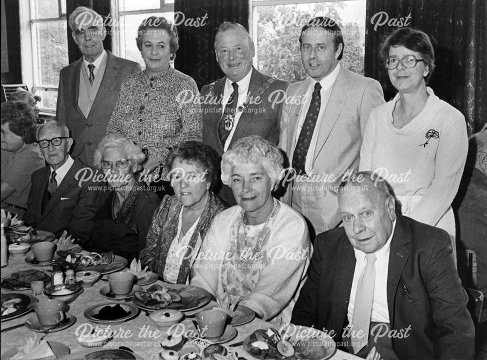 Tea for old folks at the Evergreen Centre