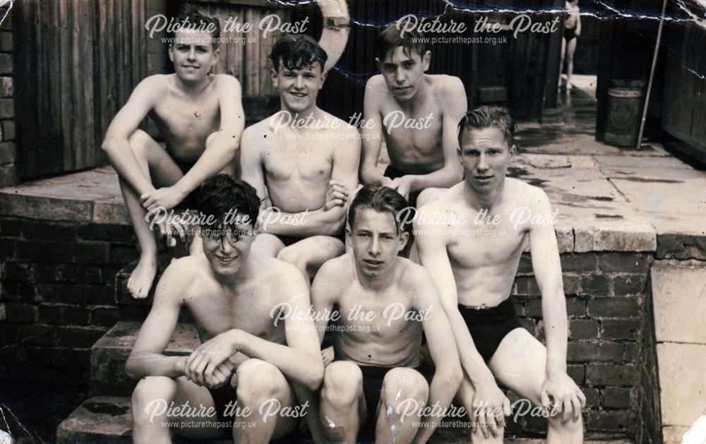 Group of boys at Langley Baths