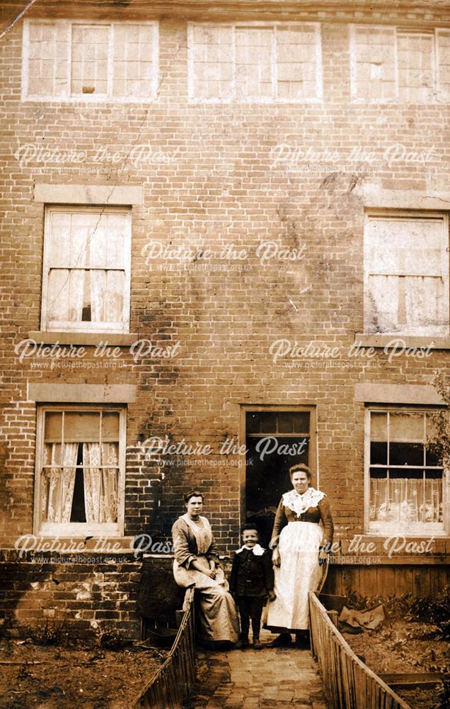 Grandmother and Great Grandmother outside of 9 Thorpe's Road