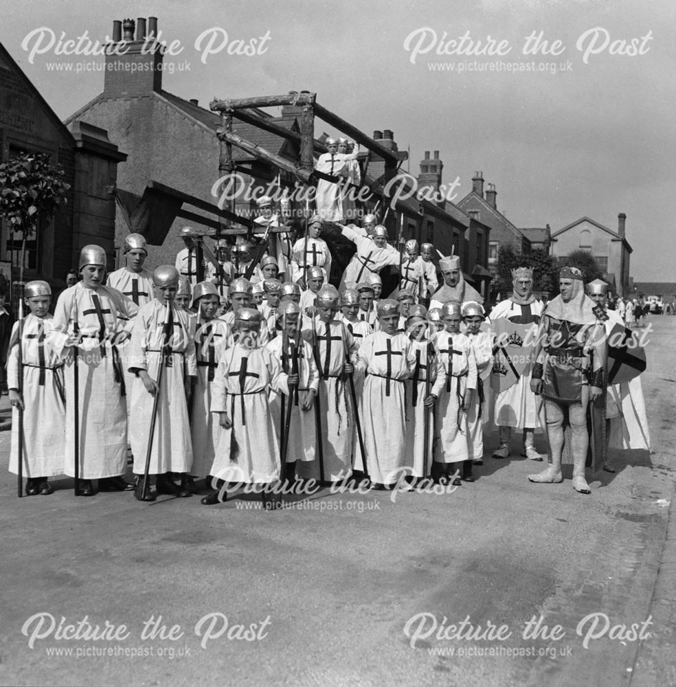 Church Lads Brigade, Ripley Carnival, High Street?, Ripley, 1936