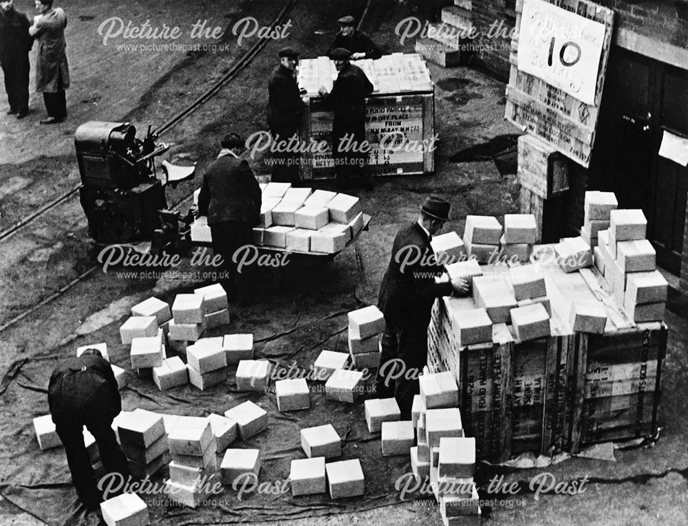 Distribution of Sunshine Food parcels, 1945