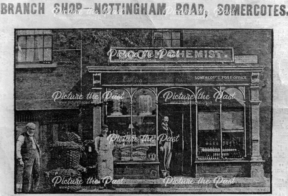 Booth's Chemists, Nottingham Road, Somercotes, late 19th century