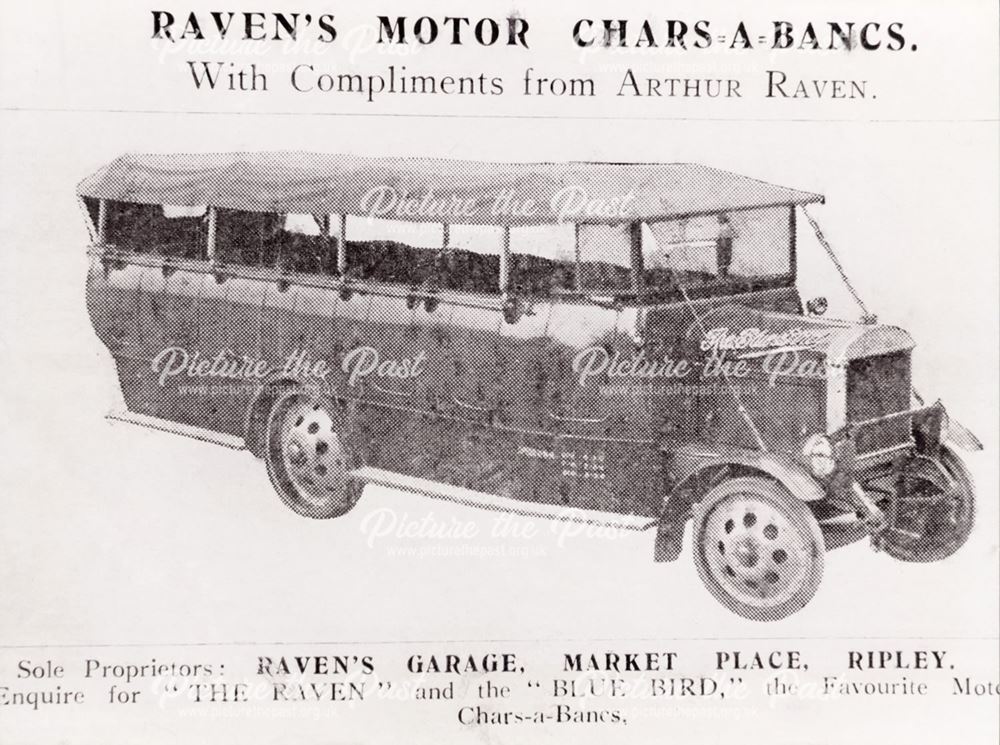 Advertisement for Raven's Chars-a-bancs