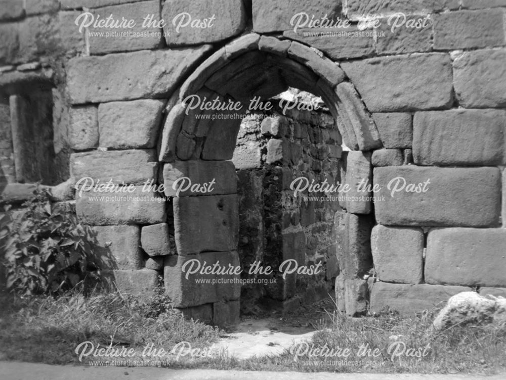 The Bridge Chapel - outer wall, Cromford Bridge, Cromford