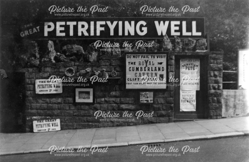 The Petrifying Well, South Parade (A6), Matlock Bath, c 1936