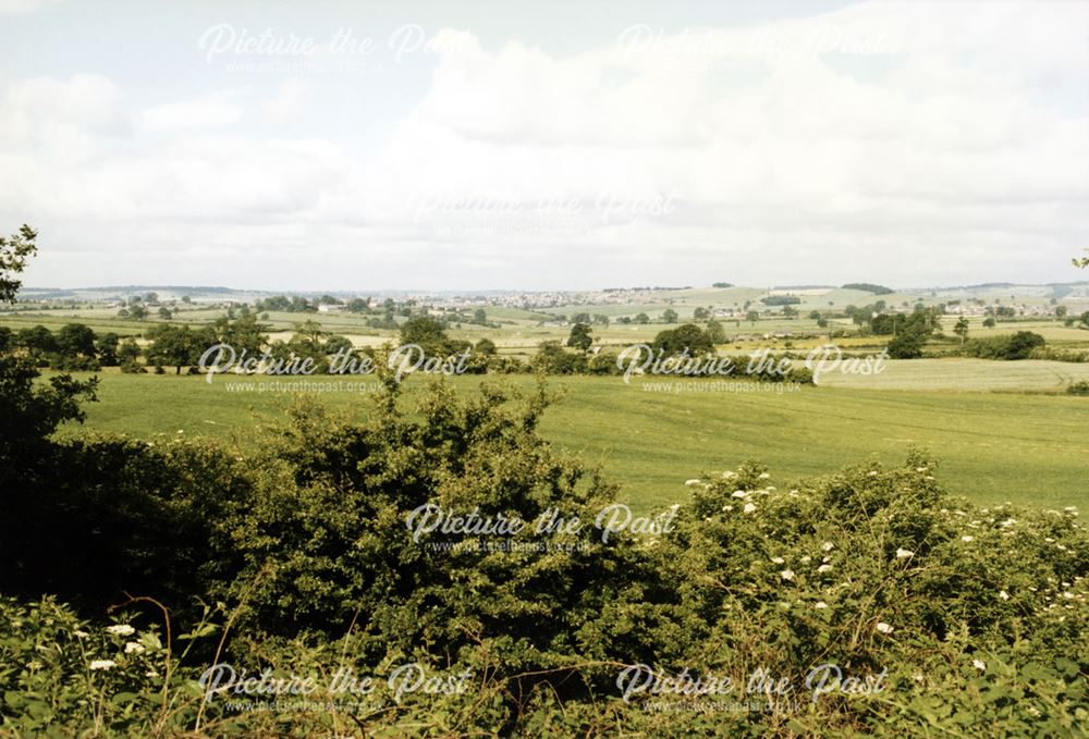 Street Lane towards Belper, Ripley, 1986