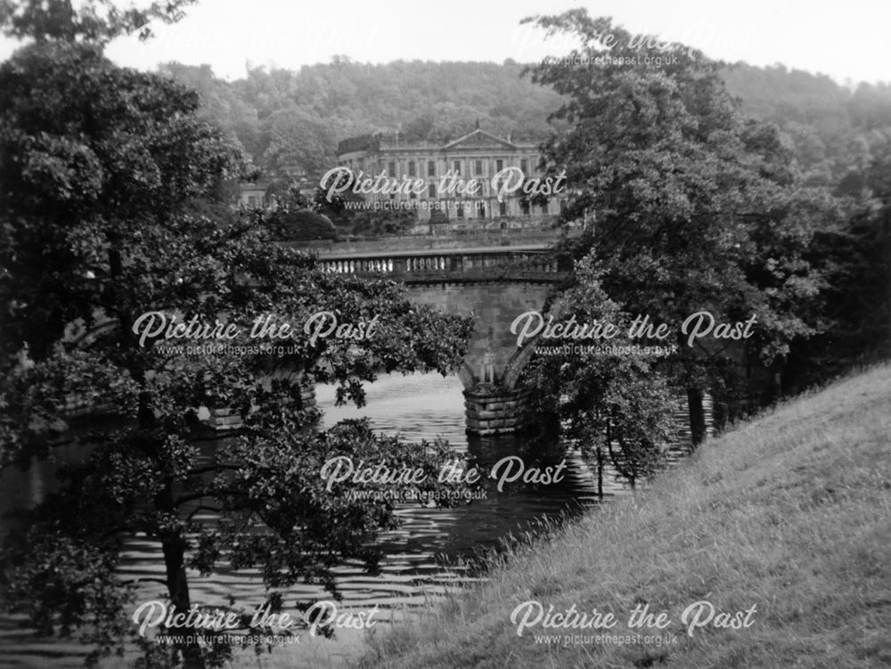 Chatsworth House and Paine's Bridge, 1966