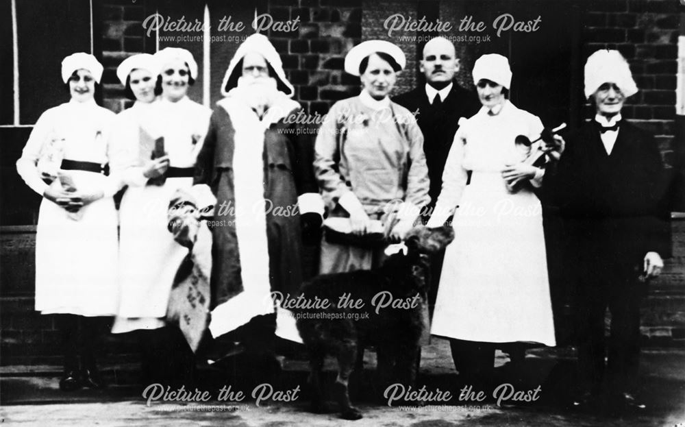 Ripley Hospital Staff on Christmas Day, Ripley Hospital 1930