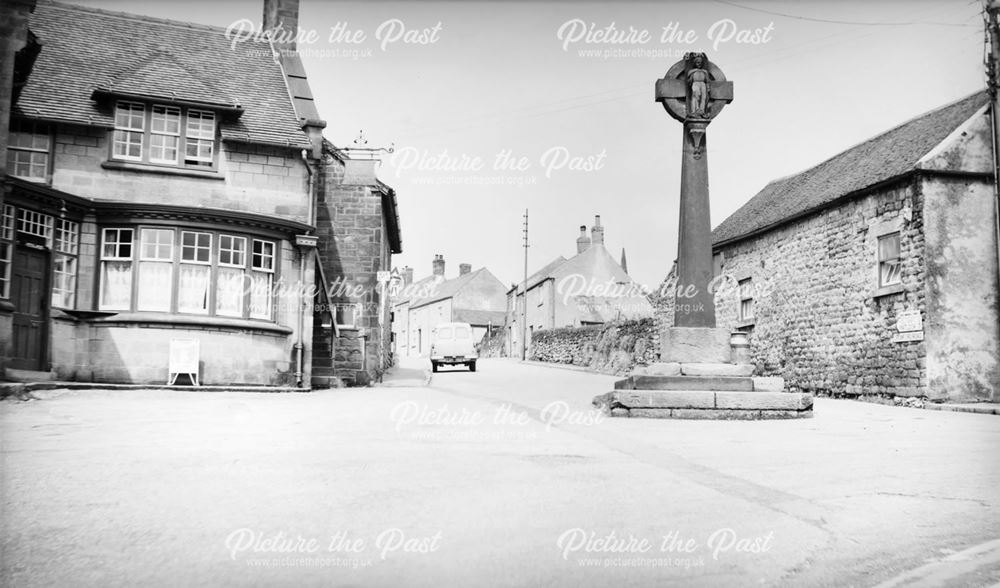 Crich Cross and Bowns Hill, Crich, c 1950