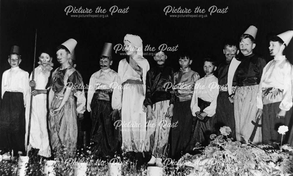 Ripley County Senior Boys' School Christmas Play, c 1950