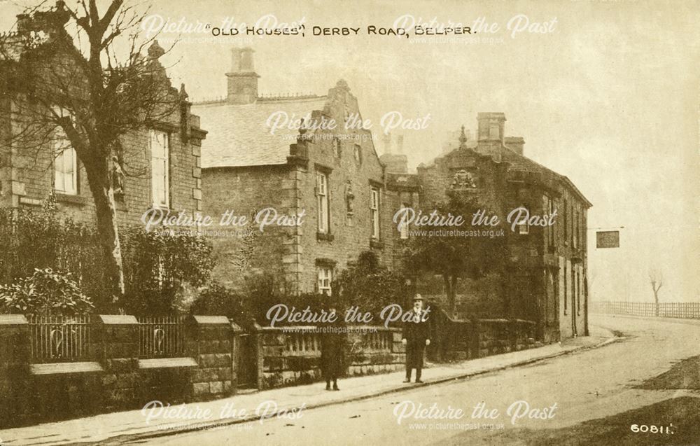 Old Houses, Derby Road, Belper, c 1920?