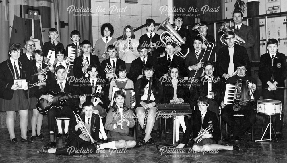 Belper Parks School Orchestra, Belper, c 1970