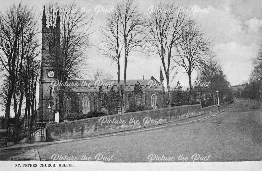 St Peter's Church, Church Street, Belper, c 1910