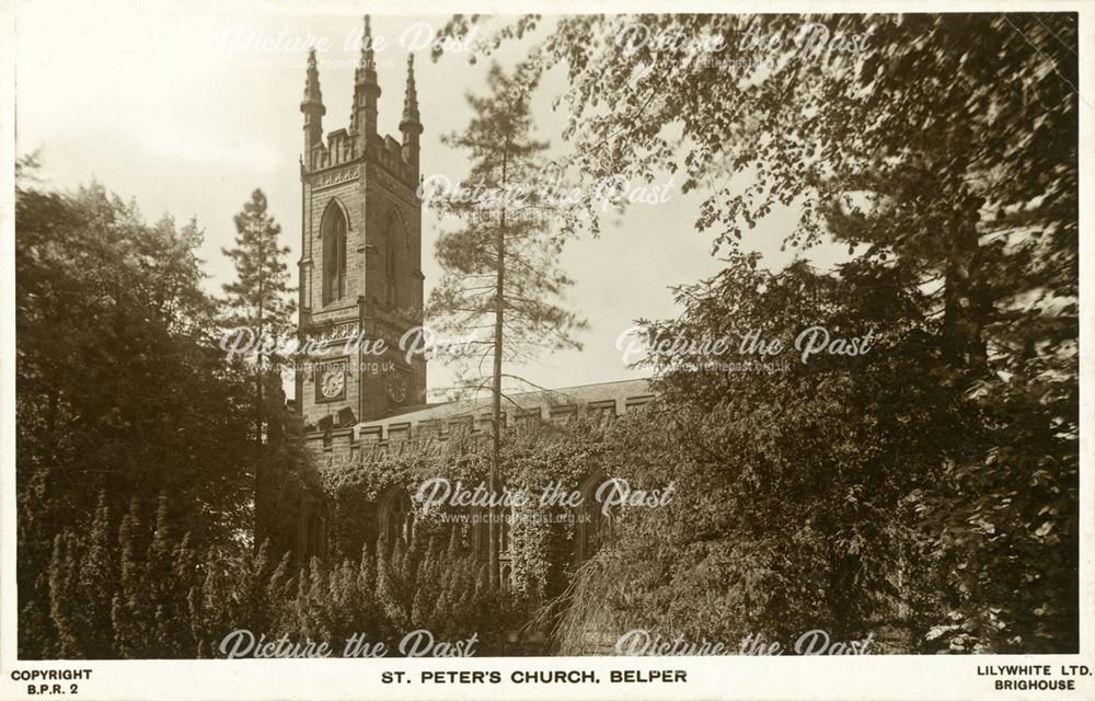 St Peter's Church, Church Street, Belper, c 1930