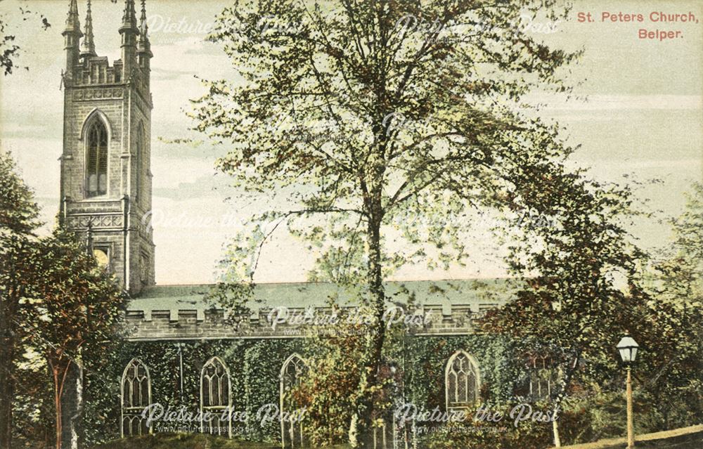 St Peter's Church, Church Street, Belper, c 1910