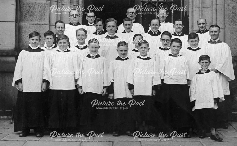 St. Peter's Church Choir, Belper, c 1948