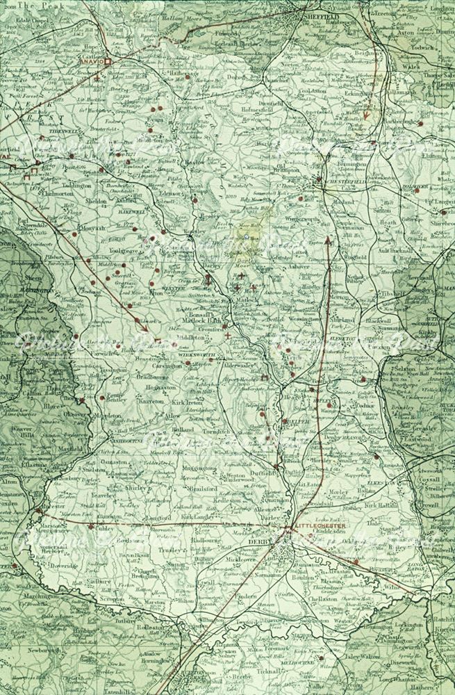 Roman Roads in Derbyshire (VCH)