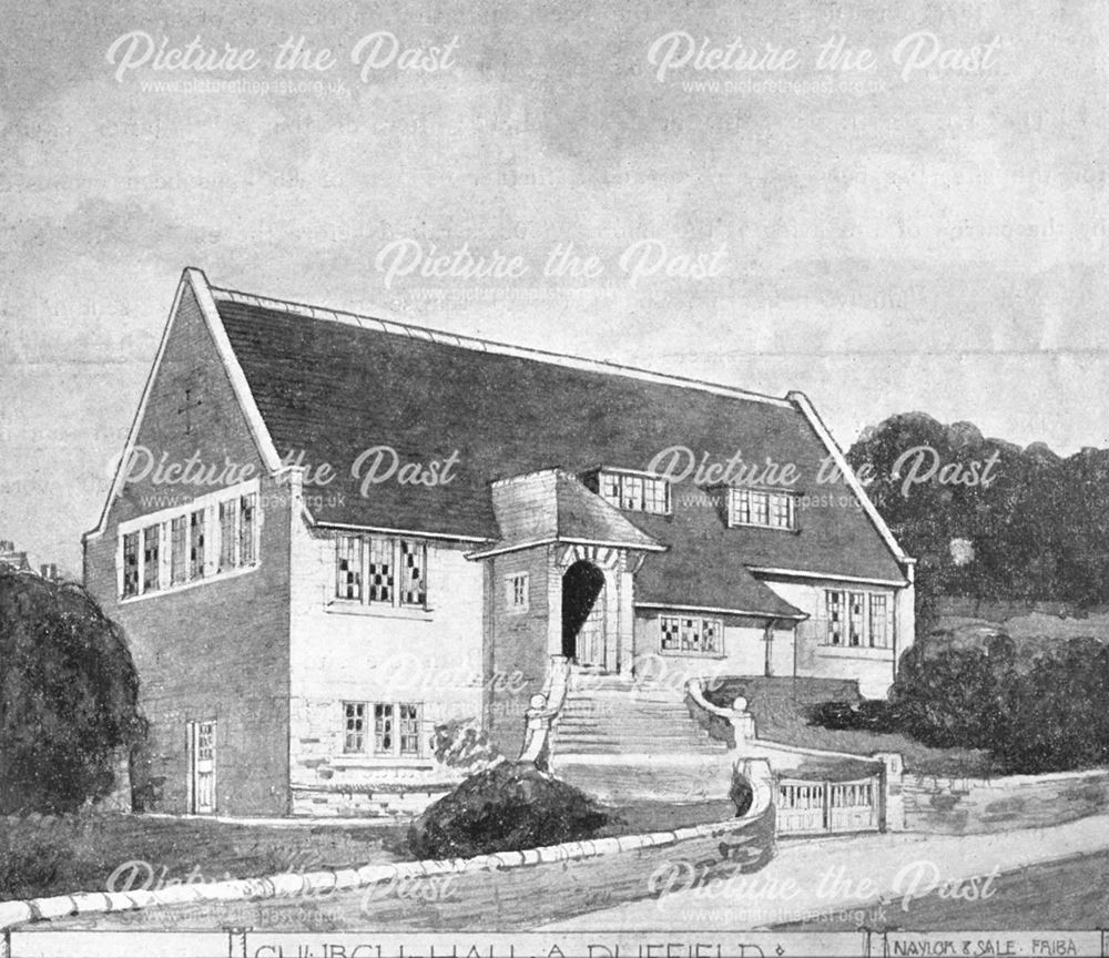 Architect's Design for Church Hall, Duffield, 1912