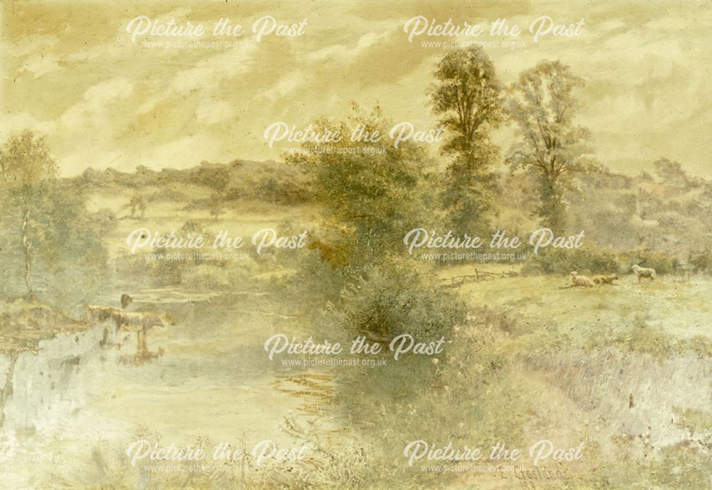 River Derwent towards Duffield Bank, 1900