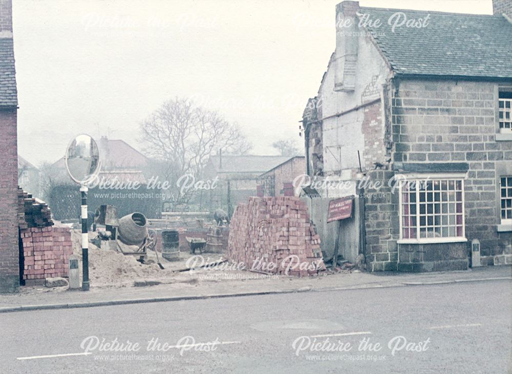 Site of the Old Forge, opposite the end of Wirksworth Road, Duffield, c 1961