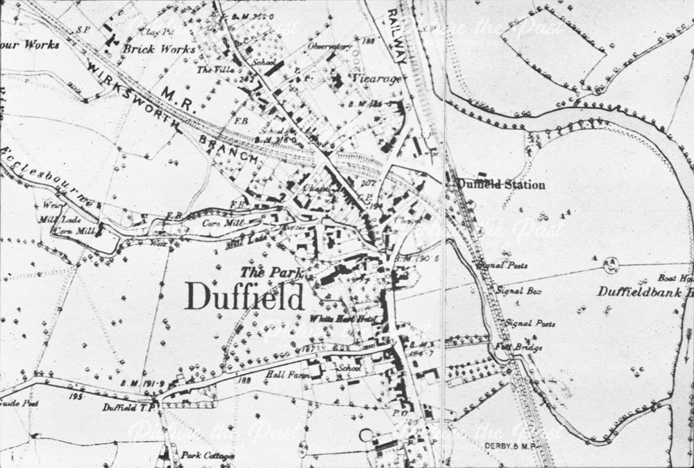 OS Map of Duffield, 1887