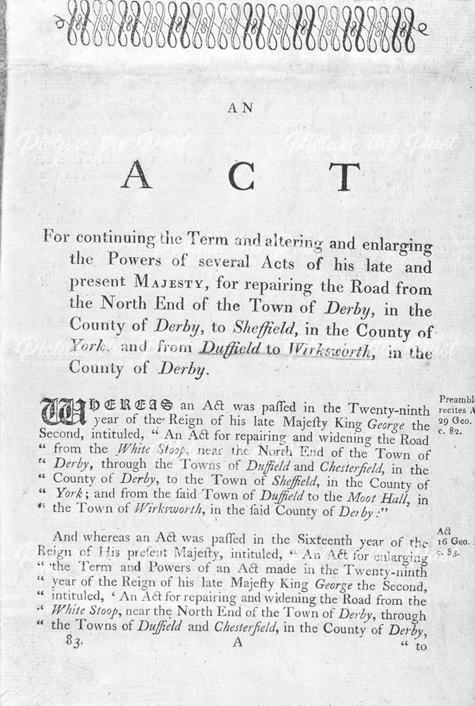 Act of 1816, Duffield