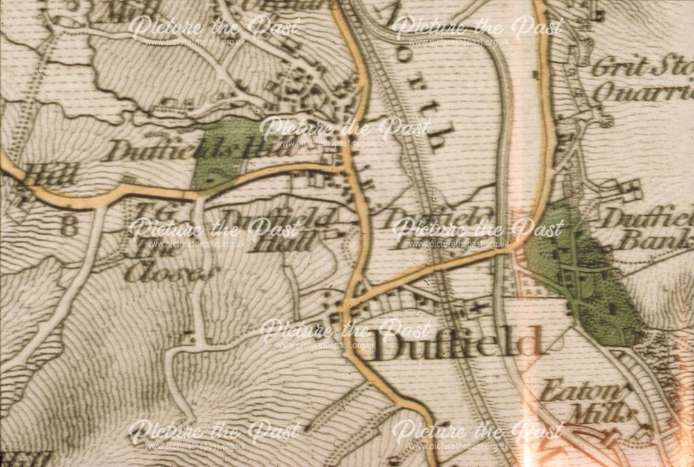 Duffield Ordenence Survey Map of 1836