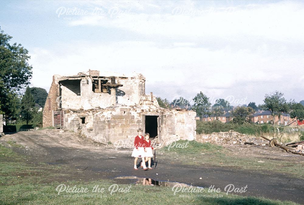 Demolition of Middle Mill, Duffield, 1961